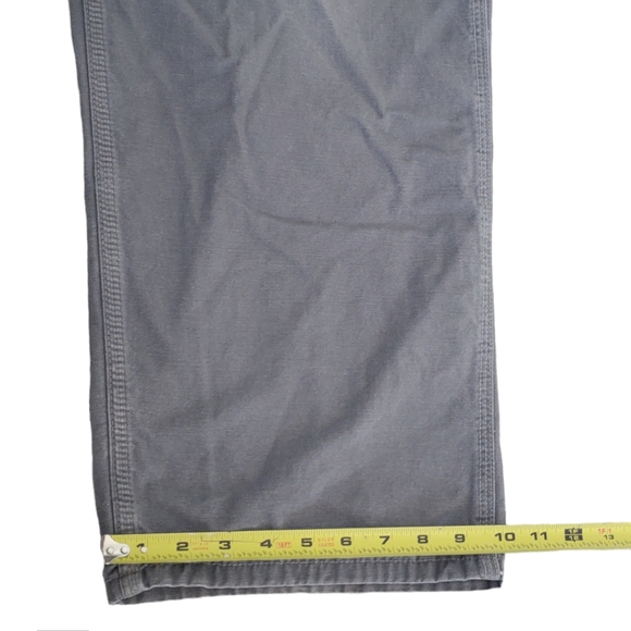 Carhartt Carpenter Gray Loose Fit Pants. 41 x 28. - Picture 7 of 11